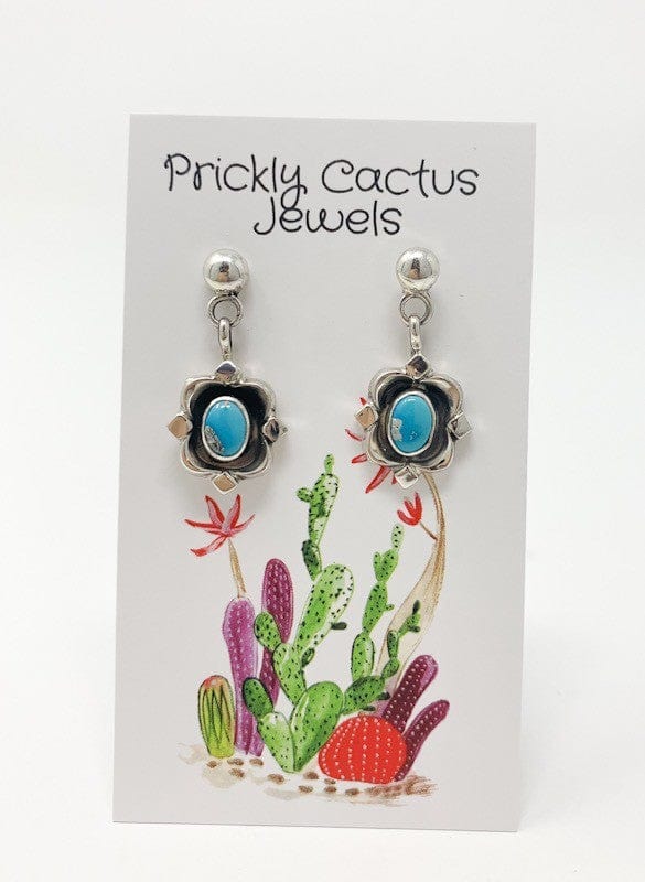 Prickly Cactus Necklace Tejas Squash Blossom & Earrings Product Tag