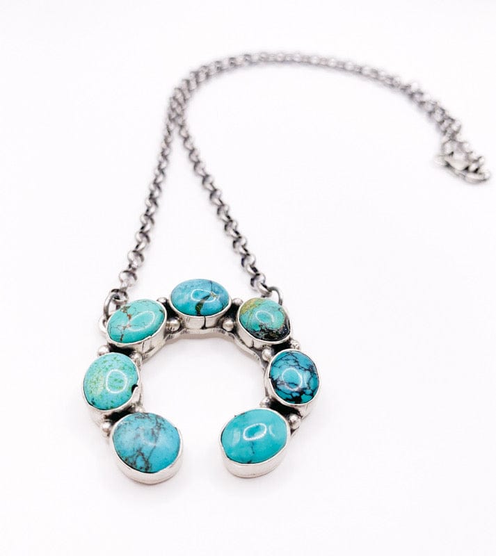 Prickly Cactus Necklace Turquoise Naja Necklace Product Tag