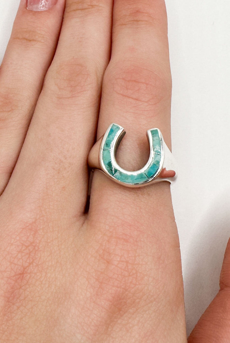 Horseshoe Turquoise Ring
