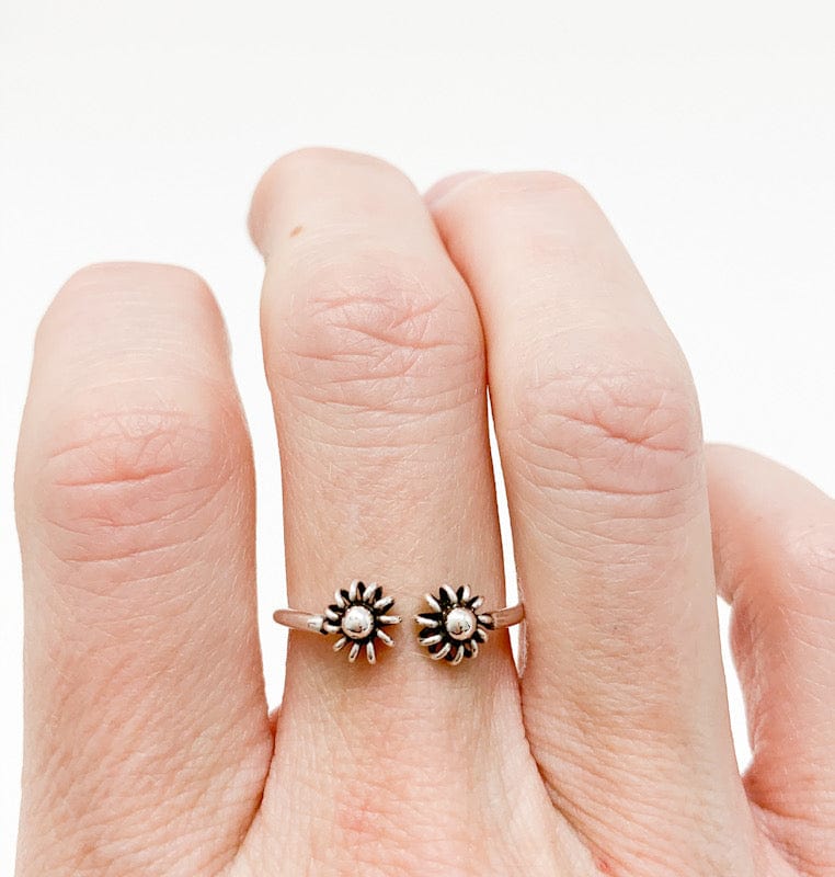Prickly Cactus Ring Mini Daisy Ring Product Tag