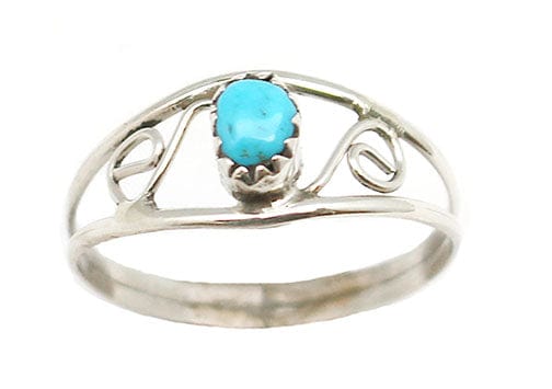 Prickly Cactus Ring Swirl Turquoise Ring Product Tag