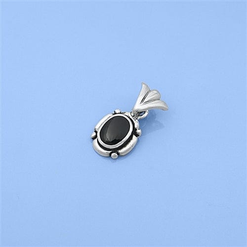 Prickly Cactus Black Agate Pendant Necklace Product Tag