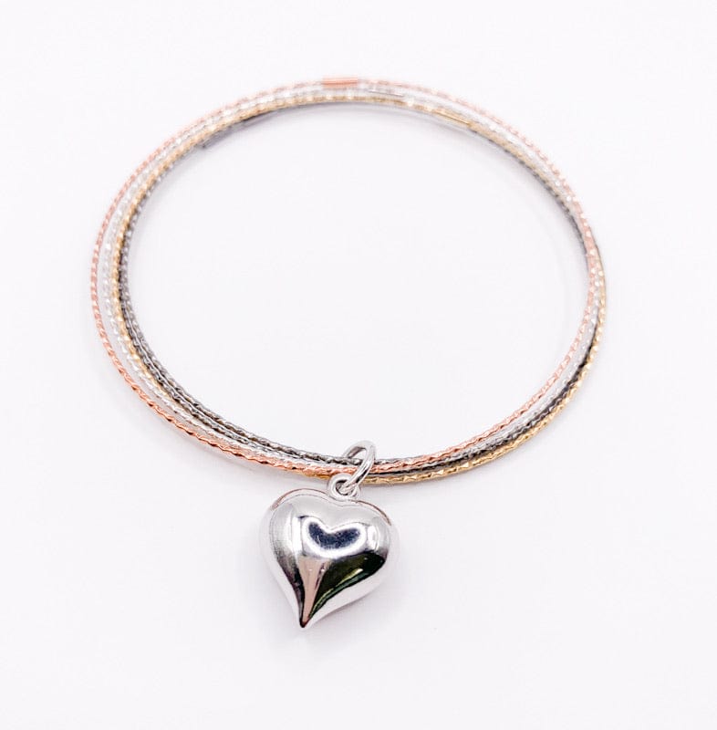 Prickly Cactus Bracelet Heart Charm Bracelet Product Tag