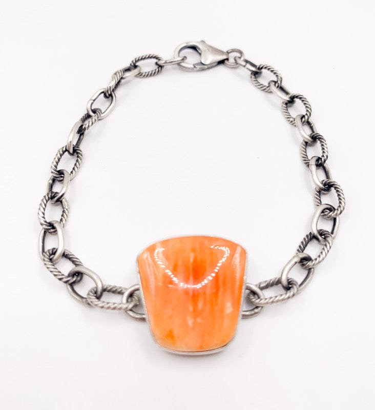 Prickly Cactus Bracelet Orange Spiny Link Bracelet Product Tag
