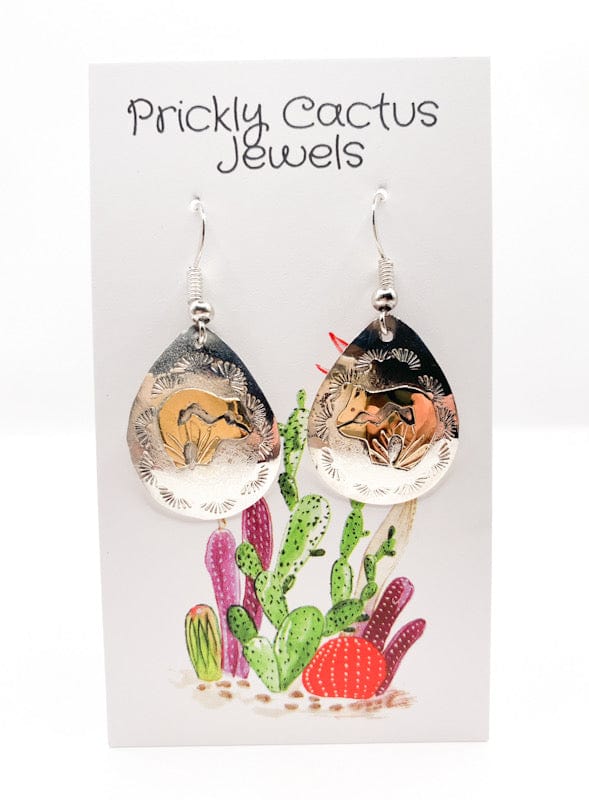 Prickly Cactus Earrings Bear Earrings Product Tag