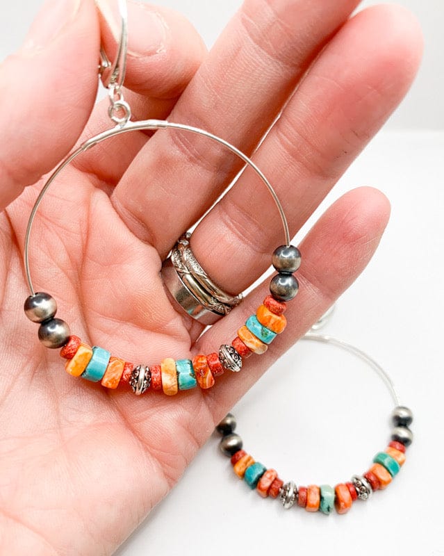 Prickly Cactus Earrings Frontier Hoops Product Tag
