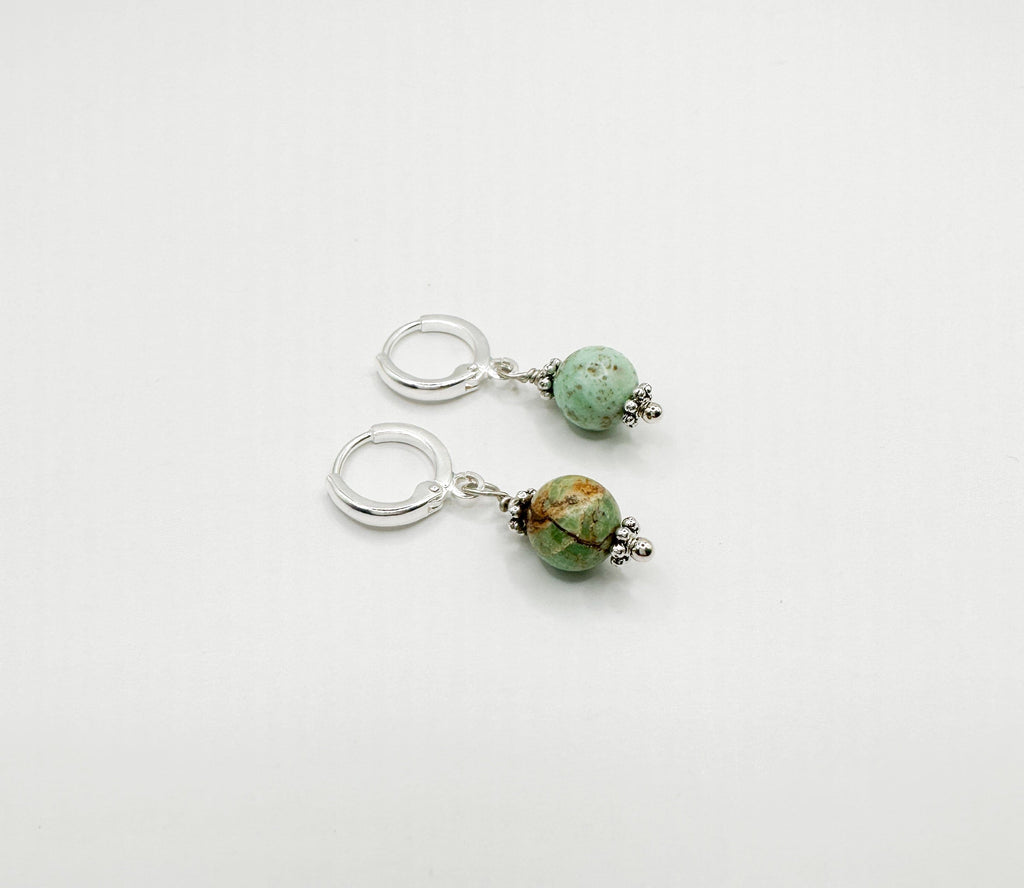 Prickly Cactus Earrings Mini Turquoise Dangles Product Tag