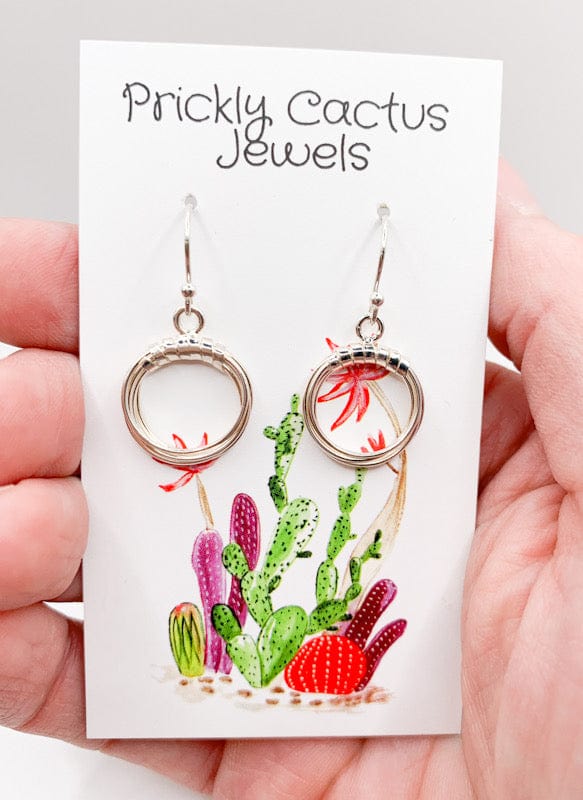 Prickly Cactus Earrings Silver Creek Earrings Product Tag