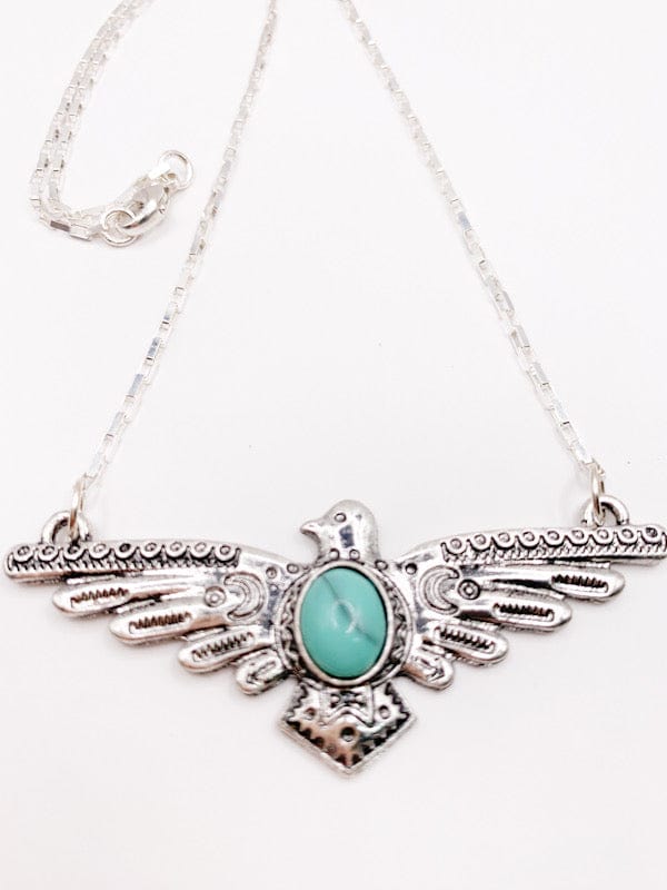 Prickly Cactus Necklace Flyin' High Eagle Necklace Product Tag
