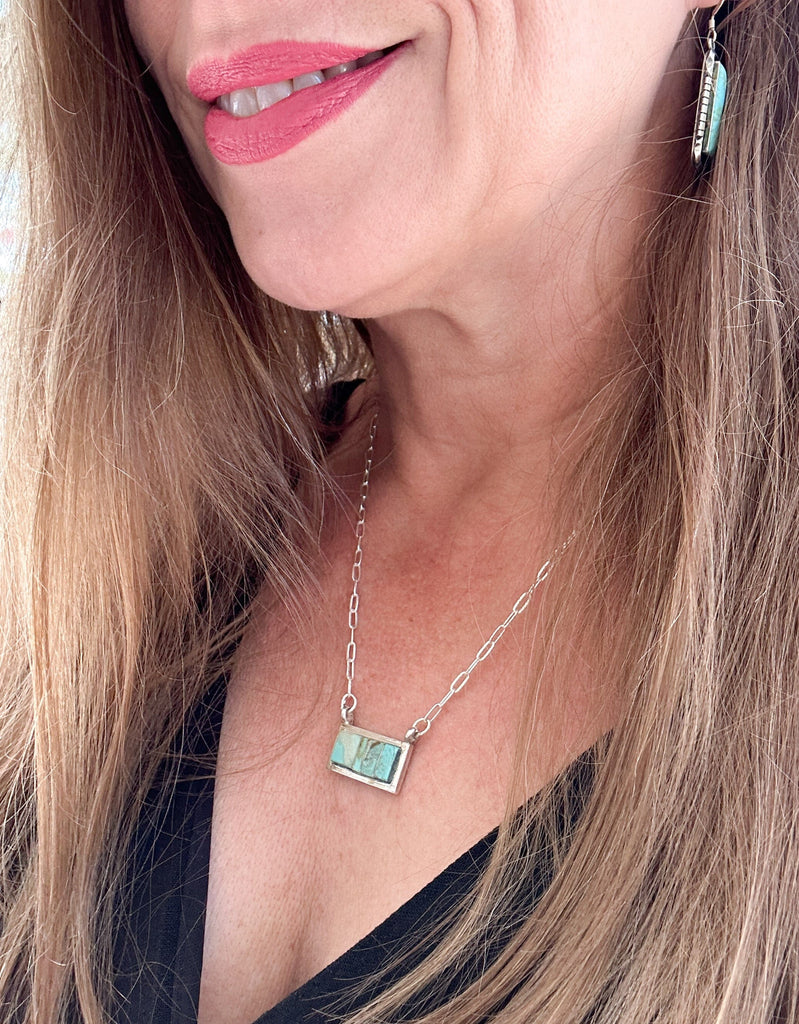 Prickly Cactus Necklace Petite Bar Necklace Product Tag