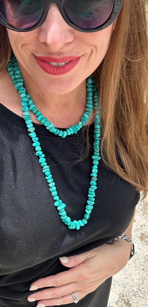 Prickly Cactus Necklace Ruston Necklace - Turquoise Nugget Product Tag