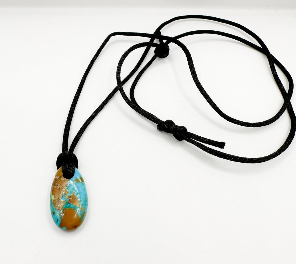 Prickly Cactus Necklace Turquoise Drop Necklace Product Tag