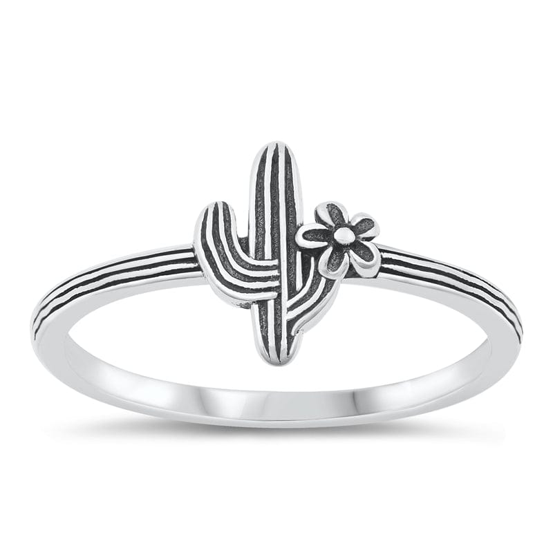 Prickly Cactus Ring 5 Blooming Cactus Ring Product Tag