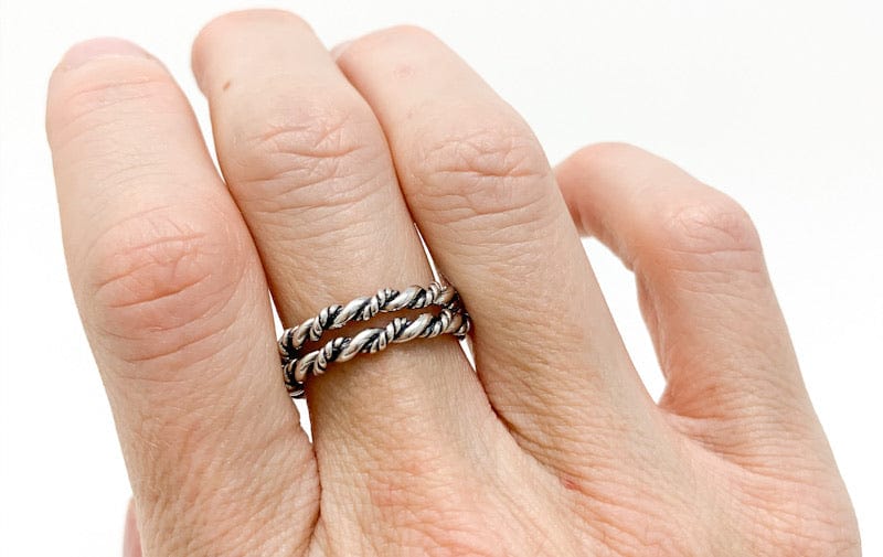 Prickly Cactus Ring 6 Twisted Rope Ring Product Tag