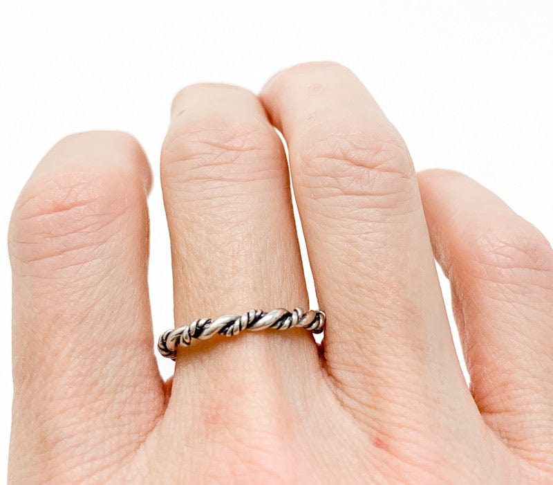Prickly Cactus Ring 7 Twisted Rope Ring Product Tag