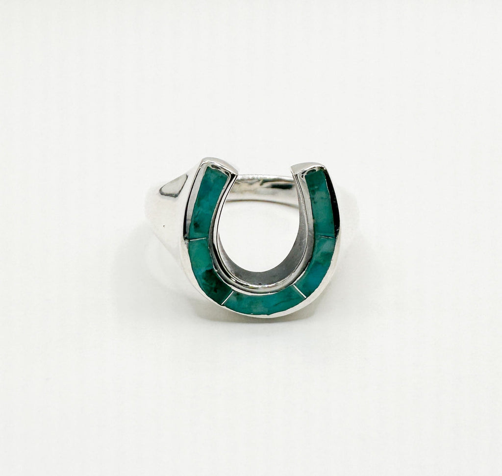 Prickly Cactus Ring Horseshoe Turquoise Ring Product Tag