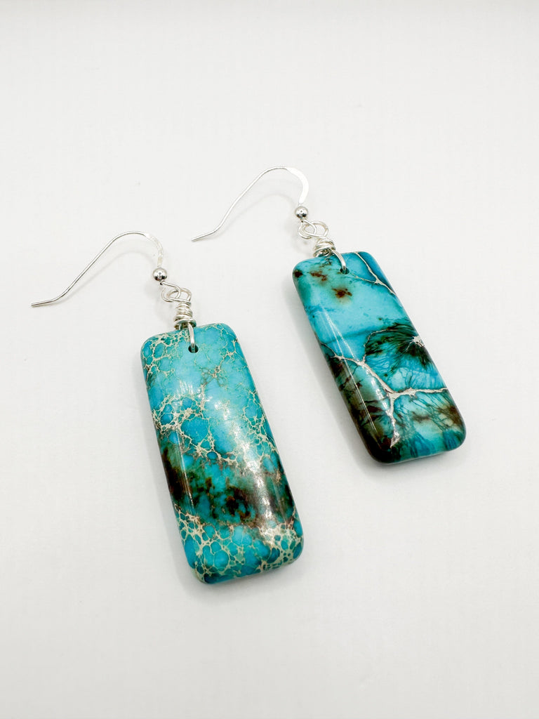 Prickly Cactus Turquoise Skies Earrings Product Tag